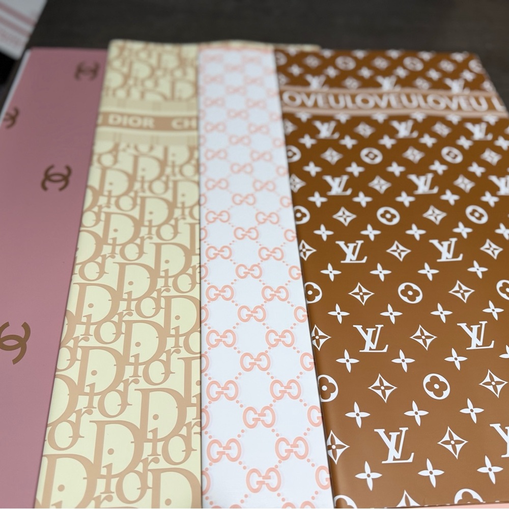 Layout Oaper Party Supplies | 2 Sheets Luxury Wrapping Paper Set 5 Sheets Each ...